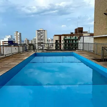 Apartamento Praia Grande! Predio Frente Ao Mar Exterior foto