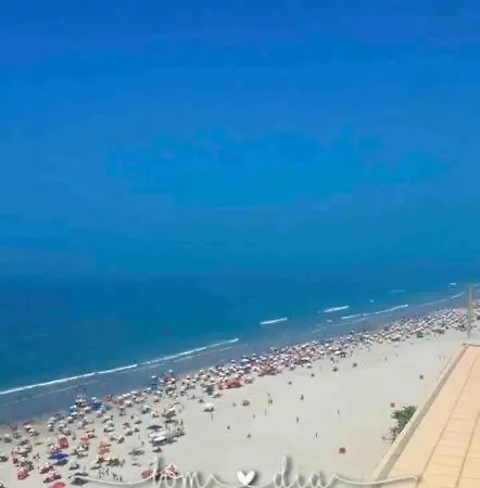 Apartamento Praia Grande! Predio Frente Ao Mar Exterior foto